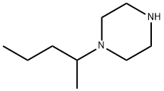 1-(2-ペンチル)ピペラジン 化学構造式