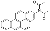 4-(N,N-ジアセチルアミノ)ベンゾ[a]ピレン 化学構造式