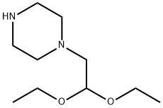 1-(2,2-ジエトキシエチル)ピペラジン 化学構造式