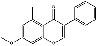5-甲基-7-甲氧基异黄酮 结构式