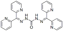 1,5-ビス[ジ(2-ピリジニル)メチレン]カルボノヒドラジド 化学構造式