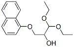 1,1-diethoxy-3-(1-naphthoxy)-2-propanol Structure