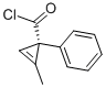 2-Cyclopropene-1-carbonylchloride,2-methyl-1-phenyl-,(S)-(9CI) Structure