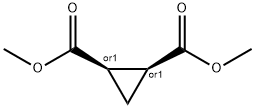 シクロプロパン-1α,2α-ジカルボン酸ジメチル 化学構造式