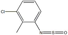 Benzenamine, 3-chloro-2-methyl-N-sulfinyl-, (Z)- Struktur