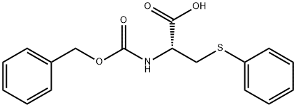 N-CBZ-S-苯基-L-半胱氨酸, 82611-65-2, 结构式