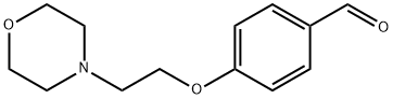 4-(2-モルホリノエトキシ)ベンズアルデヒド 化学構造式