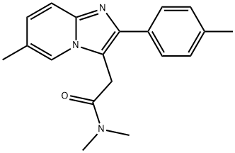 唑吡坦 结构式