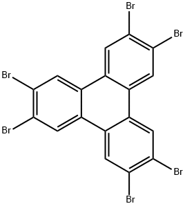 2,3,6,7,10,11-六溴苯并[9,10]菲, 82632-80-2, 结构式