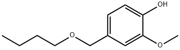 4-ブトキシメチル-2-メトキシフェノール 化学構造式
