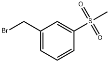 3-甲基磺酰苄溴, 82657-76-9, 结构式