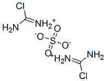 bis(chloroformamidinium) sulphate Structure