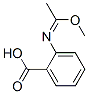 Benzoic acid, 2-[(1-methoxyethylidene)amino]- (9CI) Struktur