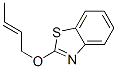 Benzothiazole, 2-(2-butenyloxy)-, (E)- (9CI) Struktur
