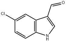5-氯吲哚-3-甲醛 结构式