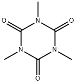 1,3,5-トリメチル-1,3,5-トリアジン-2,4,6(1H,3H,5H)-トリオン 化学構造式