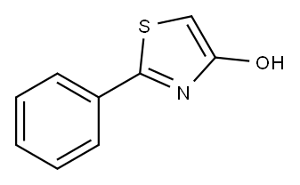 2-PHENYL-1,3-THIAZOL-4-OL, 827-45-2, 结构式