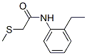 Acetamide, N-(2-ethylphenyl)-2-(methylthio)- (9CI) Struktur