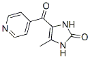 2H-Imidazol-2-one,  1,3-dihydro-4-methyl-5-(4-pyridinylcarbonyl)- 结构式