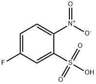 3-氟-6-硝基苯磺酸, 82711-99-7, 结构式