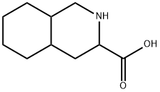 十氢异喹啉-3-甲酸, 82717-30-4, 结构式