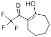 Ethanone, 2,2,2-trifluoro-1-(2-hydroxy-1-cyclohepten-1-yl)- (9CI) Structure