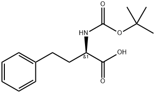 BOC-D-ホモフェニルアラニン-OH 化学構造式