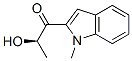 1-Propanone,2-hydroxy-1-(1-methyl-1H-indol-2-yl)-,(2R)-(9CI) Structure
