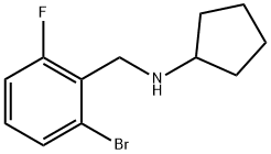 N-Cyclopentyl 2-broMo-6-fluorobenzylaMine Structure