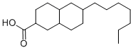 6-HEPTYLDECAHYDRONAPHTHALENE-2-CARBOXYLIC ACID, 82743-34-8, 结构式