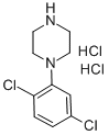 1-(2,5-ジクロロフェニル)ピペラジン二塩酸塩 化学構造式