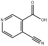 3-Pyridinecarboxylic  acid,  4-cyano- Structure