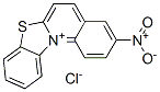 Benzothiazolo(3,2-a)quinolinium, 3-nitro-, chloride Structure