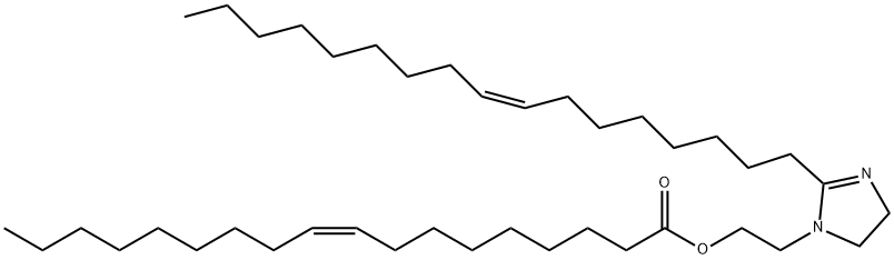 2-[2-(8-heptadecenyl)-4,5-dihydro-1H-imidazol-1-yl]ethyl oleate Structure
