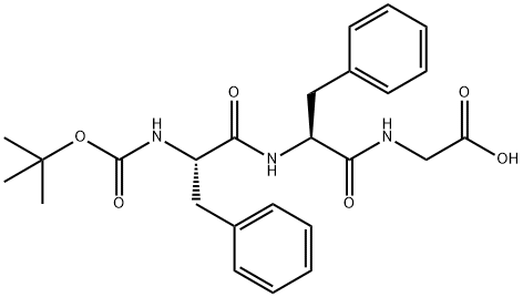 BOC-PHE-PHE-GLY-OH, 82816-76-0, 结构式