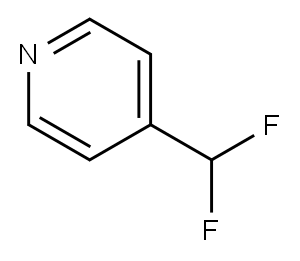4-(二氟甲基)吡啶 结构式
