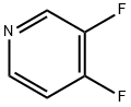 3,4-ジフルオロピリジン 化学構造式
