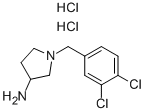 1-(3,4-DICHLORO-BENZYL)-PYRROLIDIN-3-YLAMINE DIHYDROCHLORIDE Structure