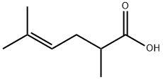 2,5-DIMETHYL-HEX-4-ENOIC ACID Struktur