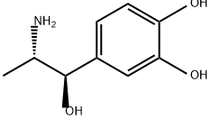 (-)-3,4-Dihydroxynorephedrine Struktur