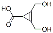 2-Cyclopropene-1-carboxylic acid, 2,3-bis(hydroxymethyl)- (9CI) Struktur
