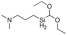 3-(ジエトキシメチルシリル)-N,N-ジメチル-1-プロパンアミン 化学構造式