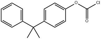 4-Cumylphenhyl chloroformate Struktur