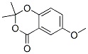 2,2-dimethyl-4-oxo-6-methoxybenzo-1,3-dioxin Struktur