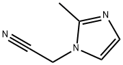 2-(2-甲基-1H-咪唑-1-基)乙腈, 82949-05-1, 结构式