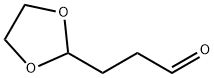3-(1,3-二氧杂环戊烷-2-基)丙醛, 82962-18-3, 结构式