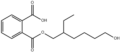 フタル酸モノ(2-エチル-6-ヒドロキシヘキシル) 化学構造式
