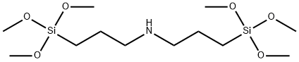 二(3-三甲氧基甲硅烷基丙基)胺, 82985-35-1, 结构式