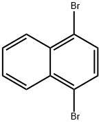 1,4-ジブロモナフタレン 化学構造式