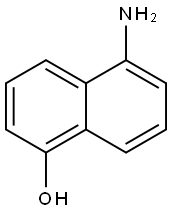 1-氨基-5-萘酚, 83-55-6, 结构式